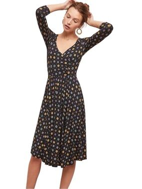 Maeve Archival Button Print Jersey Dress